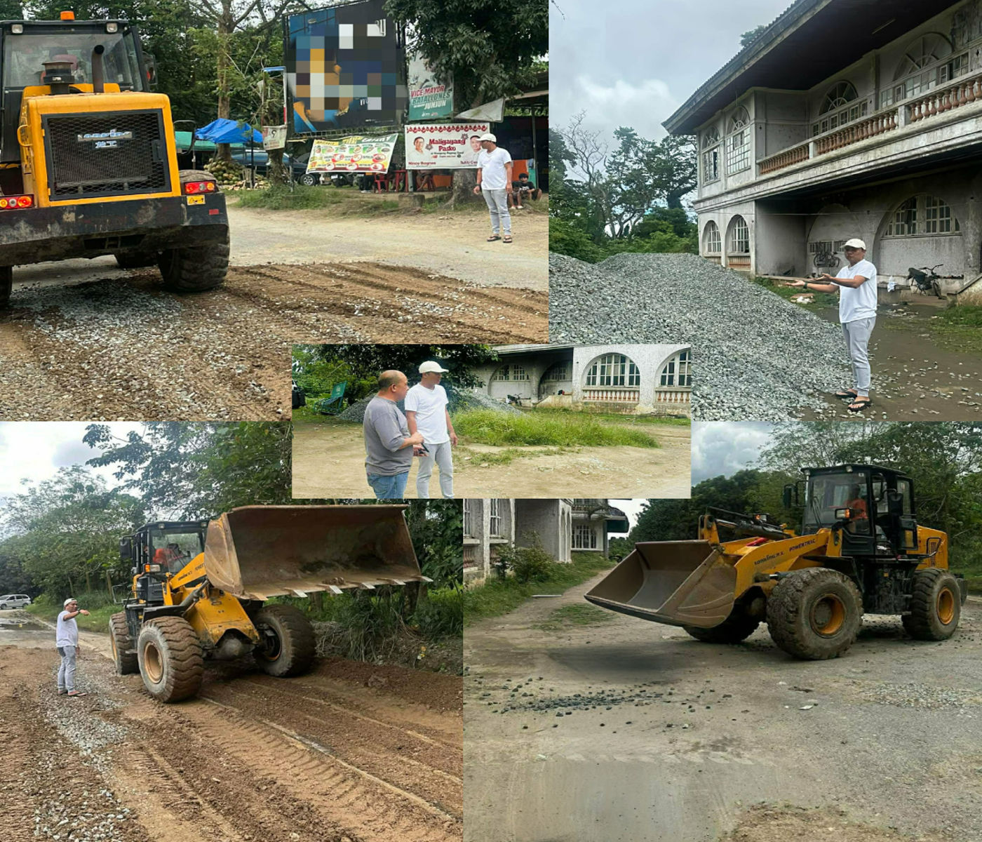 Temporary road repair along Marcos Mansion brings Christmas joy to upland Cabuyeños